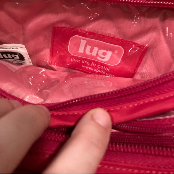 Lug pink quilted travel wallet with wrist strap - Picture 4 of 8